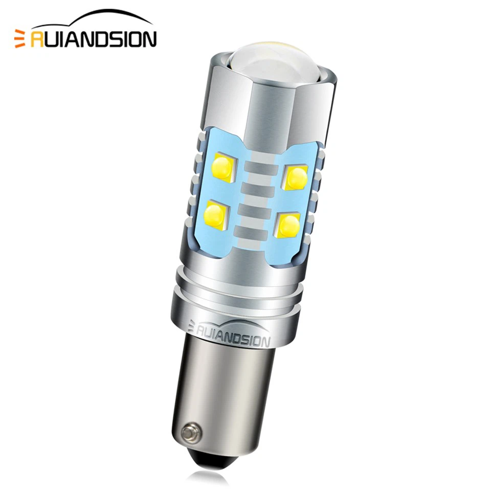 Ruiandsion BAX9S Cree led sidelight gauge bulb quotation 12V 24V White Yellow Red